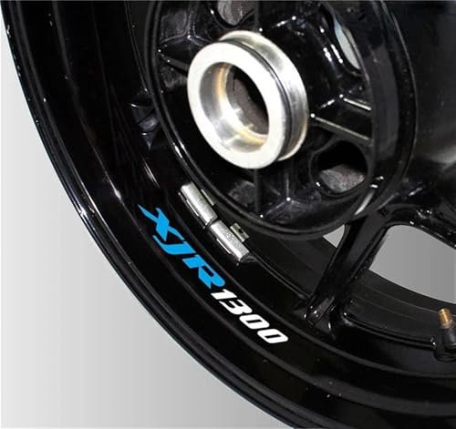 KOHLLS Motorradreifen Reflektierende Aufkleber Kreative Felgenaufkleber Dekoratives Zubehör Für XJR1300 XJR 1300 Felgenaufkleber(I)