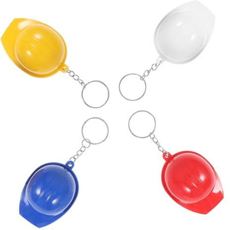 GARIOUANS 4pièces Porte-clés Casque Lot de Design Simple Léger pour Clés De Voiture Sacs à Dos Et Décorations DIY