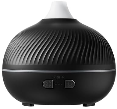 Diffuseur d'huile électrique – Machine à ultrasons, diffuseur de vapeur d'aromathérapie | Humidificateur de brume de parfum, diffuseur d'air, purificateur de parfum domestique, lampe d'arôme LED
