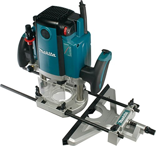 Makita RP2300FCXJ Fresatrice verticale 2300 W, Nero/Blu