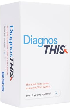 DiagnosThis – Hilarious Hypochondriac Party Game for Adults | 300 Diagnosis & 100 Symptom Cards for Medical Nerds, Hypochondriacs & Game Nights