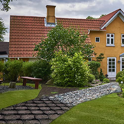 Waben-Kies-Gitter-Stabilisator für Kiesauffahrt/Gehweg, Geo-Gitter für Landschaftsbau, Hang, Kies, Bodengitter (300 cm x 8 m)