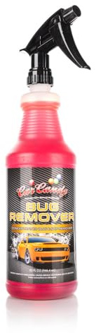 CarCandy - Bug Remover - Dilutable Cleaner Easily Dissolves and Cleans Bug Splatter & Residue From Car Windows, Grilles, Hoods, Bumpers & More (32 oz)