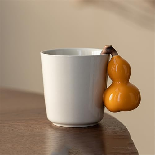 JVNALwnkv Juegos de té retro, taza de té, tetera de cerámica/vidrio, taza de té artesanal for uso doméstico, taza de agua de cerámica for oficina, tazas de café individuales