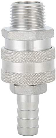 Baxnore Adaptateur de connecteur rapide en acier inoxydable à filetage femelle de 1/2 po pour brasser la bière Raccord Homebrew durable facile à installer Accessoires de maintien d