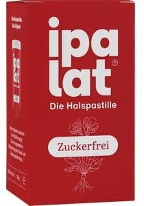 Ipalat bei Reizungen in Hals und Rachen, pflanzliche und zuckerfreie Halspastillen, Spar-Set 8x40Stck
