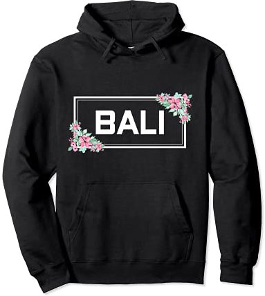 Bali Flag Vintage Pullover Hoodie