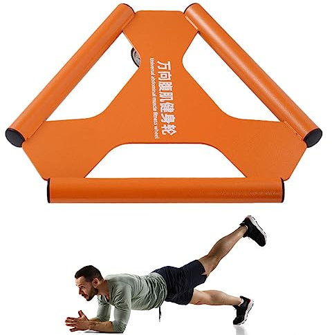 Imtrub Rueda de Entrenamiento Abdominal, Rueda Triangular para Ejercicios Abdominales - Aparatos de Entrenamiento Abdominal para Abdominales y Troncos, Accesorios de Fitness para Fitness en casa