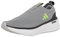 adidas Cloudfoam GO Sock Shoes, Zapatos Hombre, Grey Three/Lucid Lemon/Grey Two, 45 1/3 EU
