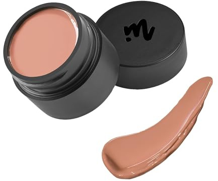 Mylee Crème CaraGel [Tinned Peaches] Solid Cream Gel Nail Polish Pot, Nail Painting & Drawing, & Lasting Shine, Soak Off UV LED DIY Manicure, Long Lasting, Glossy Nail Art Design
