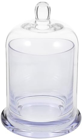 Amosfun Einzigartiger Glasglocken-kerzenständer Multifunktionaler Für Heimdekoration Und Bastelprojekte
