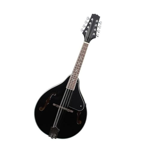 Instrumento Musical Mandolina Instrumento Musical Mandolina De Ocho Cuerdas Mandolina Eléctrica Guitarra Producción Profesional(Black)