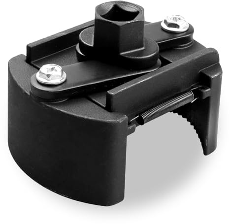 Yilceemy Clé pour Filtre à Huile, Clé pour Filtre à Huile Universelle, Adaptée aux Voitures, Motos et Autres Véhicules (80–105 mm)