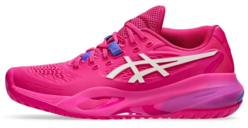 ASICS Women's Gel-Resolution X Tennis Shoes, 8.5, Bright Rose/Cream