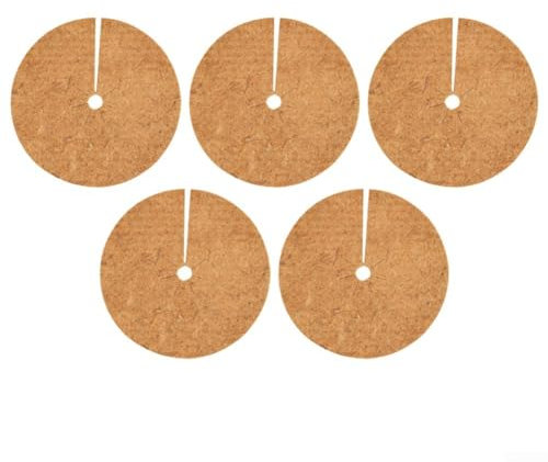 Hasaller Coconut Coir Mats Coconut Palm Mats for Enhanced Gardening Natural Fiber Mulch for Soil Temperature Control for Plant Growth 10 Mats