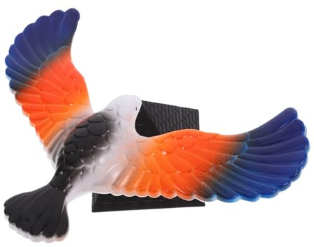 BESPORTBLE Eagle Balance Toy with Pyramid Stand 80s Desktop Balancing Bird Toy for Boys and Girls and Adults Educational Stress Reliever Blue