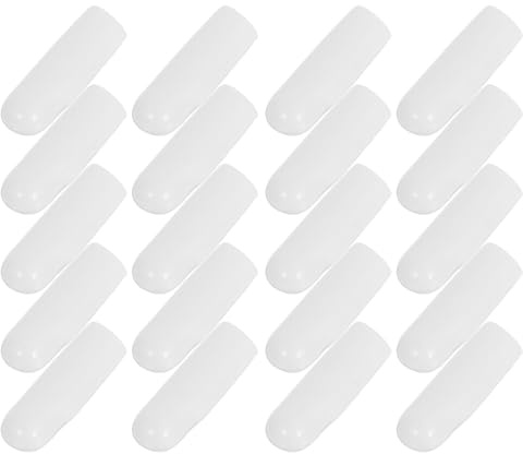 Toyvian Embout de Protection en Caoutchouc Blanc 500 Lot de 500 Pièces pour Protéger Les Vêtements Délicats la Maison pour Cintres Crochet 4mm