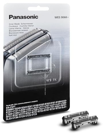 Panasonic WES9068Y1361 Ersatzklingen für ES-LT6N/4N/2N/68/67, ES-LL41/21, ES-RT87/67/47/37/53/33, ES-SL41, ER-CSF1, ES-LT4B und ES-ALT4B Elektrorasierer
