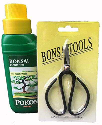 bonsai care kit feed and scissors