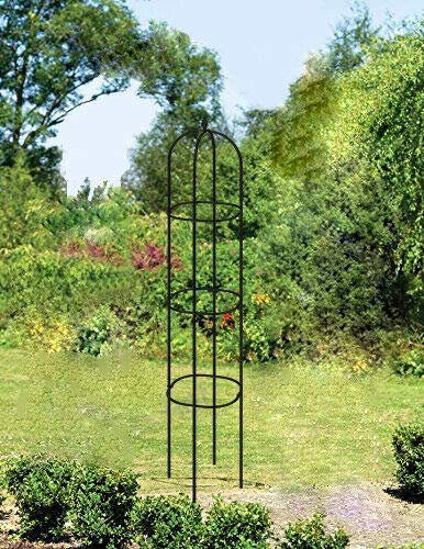 dirty pro tools New Garden Arch Obelisk Metal Trellis Climber Plant Support Climbing Roses Way