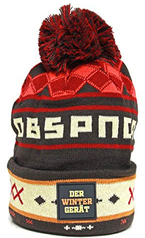 DUB SPENCER WINTERGERÄT Flauschige Bommelmütze Pudelmütze Damen und Herren für Herbst und Winter