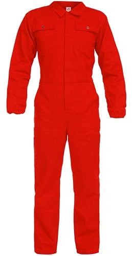 BWOLF ANAX Arbeitsoverall Herren Overall Herren Arbeitskleidung 100% Baumwolle Arbeitsoveralls mit 5 Taschen