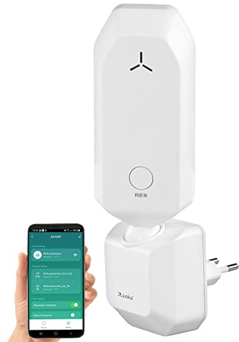 7links Wi-Fi Repeater: WLAN-Repeater mit ausrichtbarer MIMO-Antenne, App, 300 Mbit/s, 2,4 GHz (WLAN-Verstärker &, für innen, iPad)