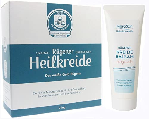 Merasan - Rügener Dreikronen Heilkreide 2kg + Rügener Kreidebalsam 80 ml