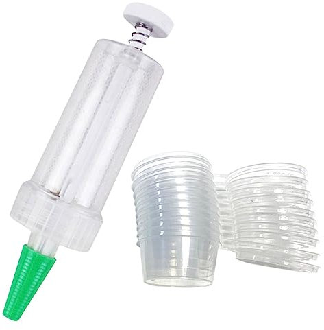 CAXUSD 1 Satz Hausgarten Samen Sämaschine Blumen Gemüse Sämaschine Samen Trennwerkzeug Pflanzset 11tlg Gartenzubehör Handsaatstreuer Pflanzgefäß plattieren. Grasspender tragbar Spreizer