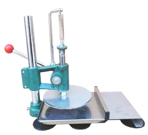 IMOSEI Macchina manuale per pasta per pizza, pressa per pasta a rullo per pasta, premere rapidamente il pancake, decidere lo spessore del pancake in modo indipendente, per casa ristorante