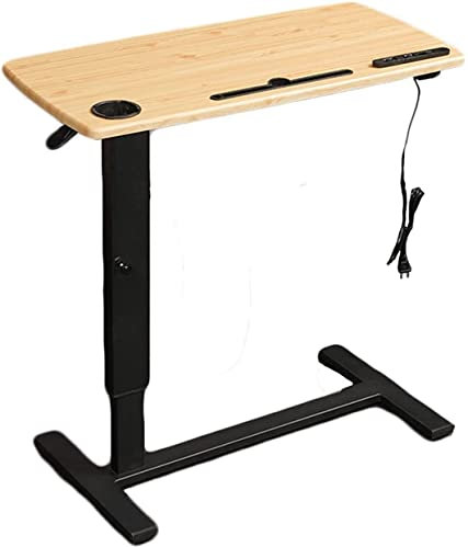 Überbetttisch mit Rollen, tragbarer Überbetttisch, klappbarer Beistelltisch für zu Hause, mobiler Snacktisch, Sofa-Beistelltisch, Betttische, Bett-Arbeitstisch (C)