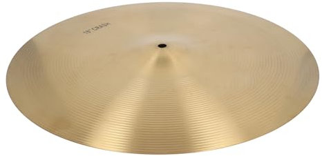 Crash-Becken, Crash-Becken, Knackiger Sound, Messing-Jazz-Drum-Becken für Professionelle Musik-Enthusiasten (18 Zoll)