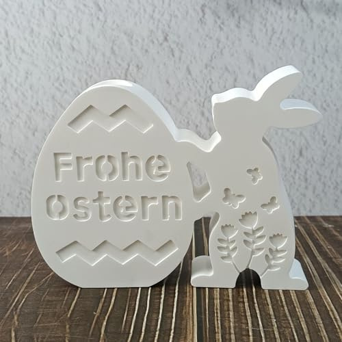 Silikonformen Gießformen Ostern, Silikonform Ostern Hase Kerzenhalter Gießformen Silikon Ostern Silikonform Hase Ostereier Gips zum Gießen Gießform Kerzenhalter Gießform Frühling für Handwerk (B)