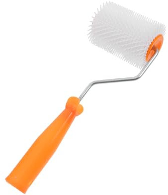 STOBOK Stachelwalze Für Estrichböden Selbstnivellierende Latex Bodenwalze 13mm Stacheln Langlebige Entlüftungswalze Mit Komfortgriff Für Glatte Oberflächen