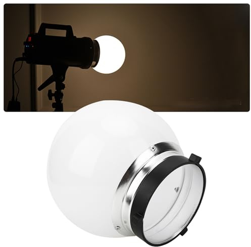 Tyenaza 15 cm weicher Lichtball, allgemeiner Blitzlampenschirm für Bowens-Halterung, durchscheinendes weißes Fotografie-Zubehör, für Porträts, Hochzeitsstudios