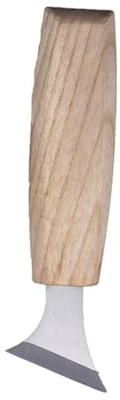 Mipcase Cincel y Punta de Corte Pulida de Acero Cromo-vanadio para Tallar Madera Mango Cómodo Adecuado para Carpinteros y Principiantes en Taller de Tallado