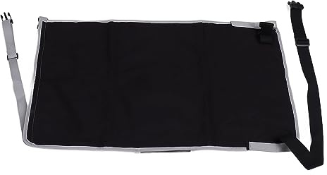 HEEPDD Prolunga per Sedile dell'Aereo, Materiale in Tela con Cinture di Sicurezza Regolabili, Design Leggero e Portatile, Perfetta per i Viaggi in Aereo dei Bambini (BLACK)