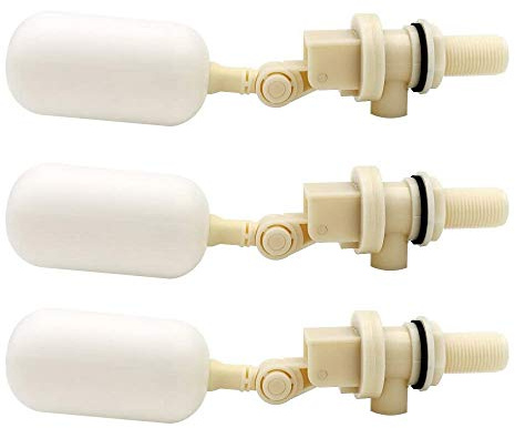Yarryuter 3 Pack Float Valve for Automatic Waterer Bowl Horse Cattle Goat Sheep Pig Dog Water Trough Farm Supplies