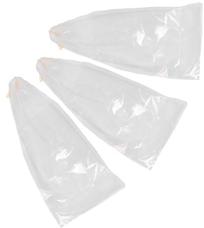 Generic 3 St Transparent Gitarrfodral Dragsko och Dammtät för Elgitarr Akustisk och Bas Skyddar Instrument vid Förvaring och Transport