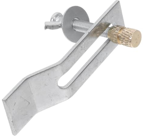 Hemobllo Kit Staffe di Fissaggio per Lavelli Sottopiano in Rame e Ferro, Design Elegante, Facile Installazione, Test Rigorosi, Set 1 Pezzo per Lavandini e Lavabi Argento