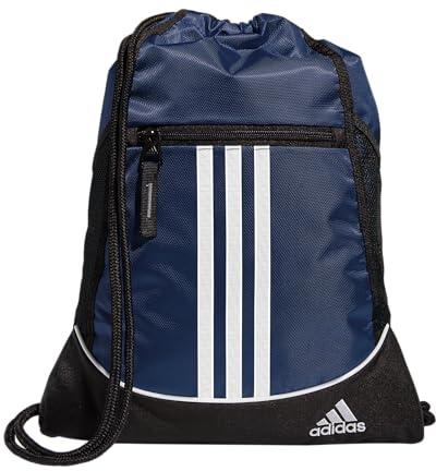 adidas Alliance Rucksack mit Kordelzug, Turnbeutel, Marineblau, Einheitsgröße, Team Navy Blue, Einheitsgröße