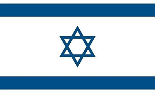 U24 Motorradflagge Israel Fahne Flagge 20 x 30 cm