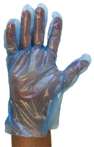 Hygienical Betriebsbedarf Dieselhandschuhe blau, Tankhandschuhe Diesel, Einweghandschuhe für Tankstellen, Entnahme mittig, 5000 Stück (50 x 100 Stück)