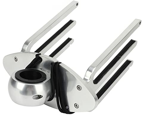 Surfbretthalterung, Stabiler Wakeboard-Rack, CNC-Eloxierung, Weiche Gummieinsätze für 1,89-Zoll-2,36-Zoll-2,48-Zoll-Rohre