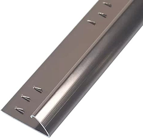 Übergangsprofil Abdeckleisten Teppich-Übergangsleiste, Länge 95cm 110cm 135cm 150cm, Metall-Teppichboden-Übergangsleiste für Schlafzimmer Im Eingangsbereich, Schneidbar (Size : 145cm/57 inch)