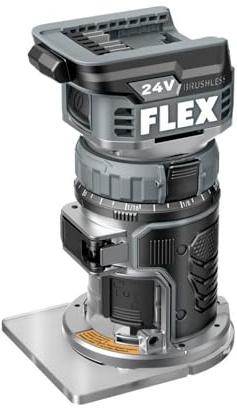 FLEX FX4221-Z 1.5HP Brushless 24V Wireless Router Tool, Battery and Charger Not Included
