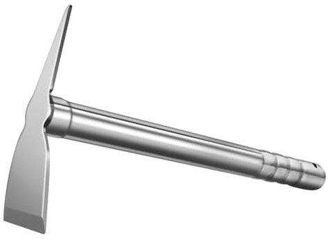 INOOMP Giardino in Acciaio Inossidabile Attrezzo Manuale Leggero Per Orto Sarchiatore e Frangizolle Resistente Per Coltivazione e Diserbo Strumento Pratico Per Lavori Di Scavo e Cura