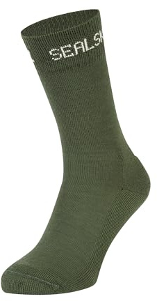 SEALSKINZ | Suffield | unisex premium solo merinoull strumpa | mjuk & varnad | extrem komfort | försvar mot kallt väder