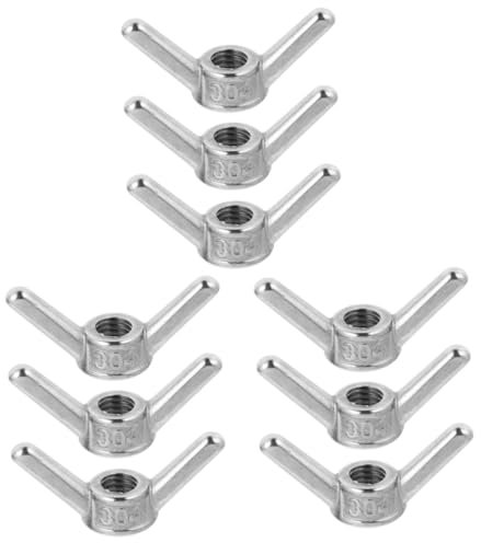 JECOMPRIS 9stücke Flügelmuttern Design Wiederverwendbare Befestigungen Für Elektrische Geräte Und Möbel Einfache Handhabung Werkzeug