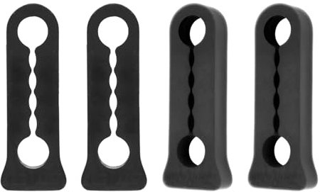 HUANGGG Juego de 4 grillos de traqueteo insonorizados, amortiguadores de bloqueo de puerta de coche, amortiguadores de sonido